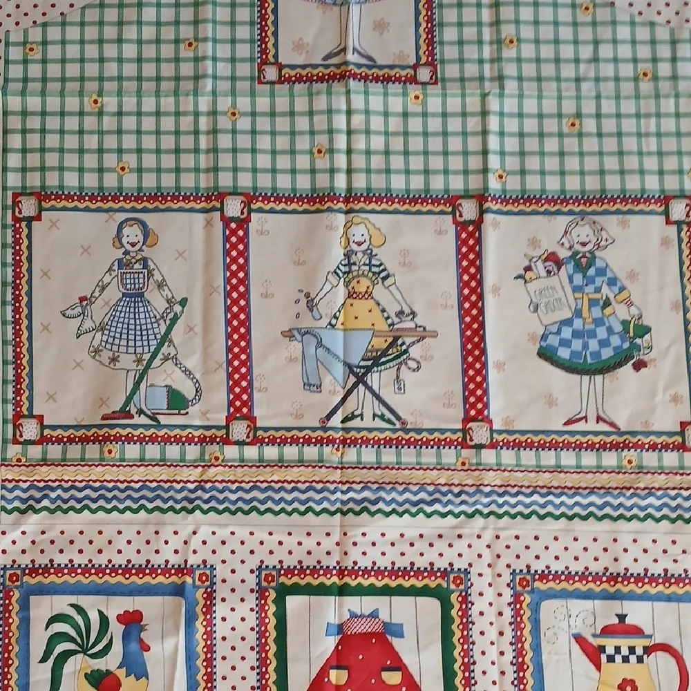 Debbie Mumm Fabric Apron/Oven Mitt/Pot Holder DIY 28